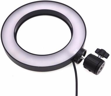16Cm/6 Inch Led Selfie Ring Licht Tudio Fotografie Foto Vullen Ring Licht Voor Iphone Smartphone Make-Up Tafel licht Invullen 01
