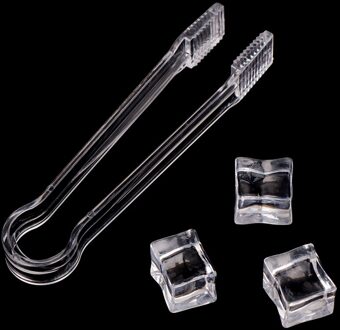 16Cm Nuttig Ijs Tang Plastic Clip Voedsel Salade Wedding Party Bar Ktv Buffet Zoete Brood Cake Clip