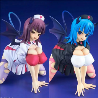 16cm Q-SIX Blackdevil Sexy Girl Figure Action Figure Collect Toys Collection Doll Anime Cartoon Model for Gift PVC First Edition