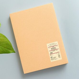 16K Schetsboek Notebook 128 Blanco Pagina Effen Kleur Kraftpapier Hardcover Schetsboek Dagboek Boek Voor Art Schilderij Tekening Solid kleur