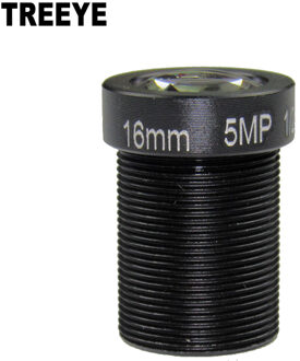 16mm Lens cctv Lens M12 5 Megapixel voor HD Beveiliging IP Camera F2.0 1/2. 5 "20 graden Hoekige View