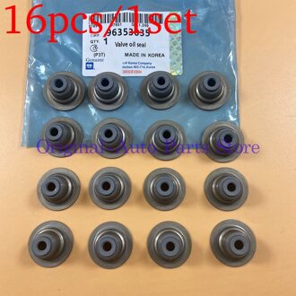 16Pcs/1Set Ventiel Olie Afdichting Voor Buick- Excelle- 1.6 Chevrolet- Aveo Cruze Nubira optra Vivant Daewoo 96353035