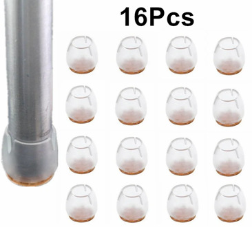 16Pcs 3 Size Chair Leg Caps Table Leg Protector Covers Silicone Furniture Table Leg Pads Round Bottom Circle for Chair Round Cap