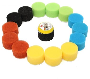 16Pcs Auto Accessoires Wassen Gereedschap Soft Microfiber Car Wax Applicator Pad Polijsten Spons Voor Brengen En Verwijderen Wax Auto zorg