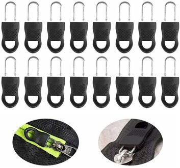 16Pcs Universele Afneembare Zip Rits Puller Set Brede Broeksbanden Elastische Taille
