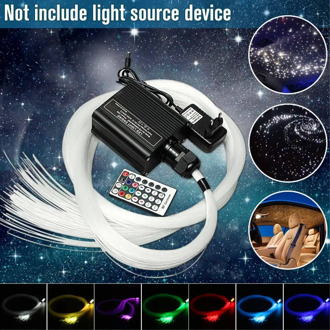 16W RGBW LED Fiber Optic Starry Sky 2m*0.75mm 150Pcs/200pcs/300pcs Optical Fiber Lighting Decoracion with Remote