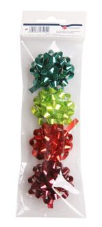 16x stuks Cadeau strikjes mix kleuren - Inpakpapier accessoires