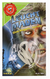16x stuks Glow in the dark maden voor Halloween