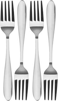 16x Vorken tafelbestek RVS 19,5 cm