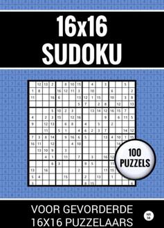 16x16 Sudoku - 100 Puzzels Voor Gevorderde 16x16 Puzzelaars - Nr. 38 - Sudoku Puzzelboeken