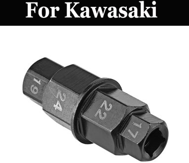 17 19 22 24mm Motorfiets Voor Achter Wiel Spindel Driver Tool Voor Kawasaki Ninja 250r 500r 650r S1 250 s2 350 S3 400