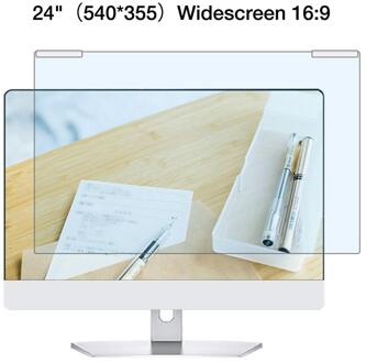 17-24 Inch Computer Anti Blauw Licht Screen Protector Blokkeren Anti-Glare Uv Oogbescherming Of Laptop Notebook desktop Pc 24inches