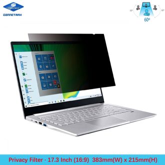 17.3 "Inch (Diagonaal Gemeten) Anti-Glare Privacy Filter Voor Breedbeeld (16:9) Laptop Lcd-monitoren