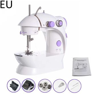 17 In 1 Mini Draagbare Huishoudelijke Naaimachine Stitch Naaien Handwerken Kleding Stoffen Elektrische Naaimachine Stitch Set EU-Sewing machine