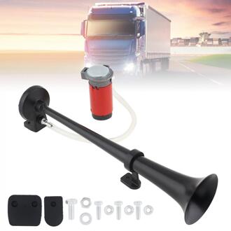 17 Inch 12V 150dB Super Luid Enkele Auto Trompet Air Operated Hoorn Met Compressor Voor Vrachtwagen/Boot/trein/Vrachtwagen
