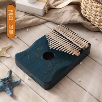 17 Key Kalimba Duim Piano Percussie Instrumenten Draagbare Vinger Piano Calimba Gemaakt Door Single Board Hoge Hout Mahonie 5
