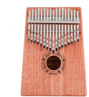 17 Key Kalimba Vinger Duim Piano Muziekinstrumenten Kind Vroeg Calimba Instrument natuurlijk