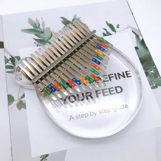 17 Key Sticker for Kalimba Scale Percussion Parts Accessories for Learner Musical Instrument Kit