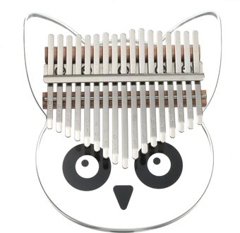 17-Key Transparante Kalimba Acryl Duim Piano Kalimba Vinger Piano Met Zak Muzieknoot Stickers Tuning Hamer Finger Guards type 1