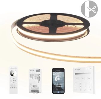 17 meter helder wit led strip cob met 600 leds per meter - complete set