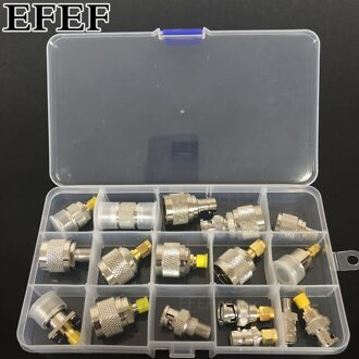 17 standaard type N naar sma BNC naar sma TNC naar sma N type F connector RF connectors adapter met opbergdoos
