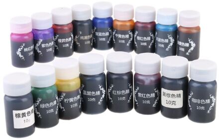 17 Stks/set Resin Lijm Hoge Concentratie Transparante Kleur Plakken Pigment