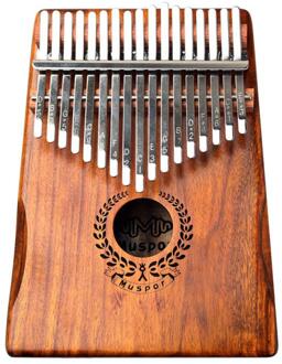 17 Toetsen Bull Kalimba Duim Piano Hout Mbira Body Muziekinstrument Beste En Prijs