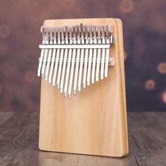 17 Toetsen Bull Kalimba Duim Piano Mahonie Body Muziekinstrument Vinger Piano Afrikaanse Kalimba Gemaakt Door Single Board Simple type wood