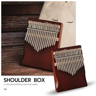 17 Toetsen Duim Vinger Piano Multi-Functionele Praktische Duurzaam Handig Kalimba Grenen Houten Muziekinstrument Voor Beginner