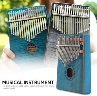 17 Toetsen Hout Mahonie Kalimba Duim Piano Vinger Percussie Muziekinstrument Musical Instrumentos Musicales