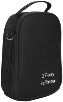 17 Toetsen Kalimba Doos Draagbare Duim Piano Luidspreker Pickup Opbergtas Handtas Case
