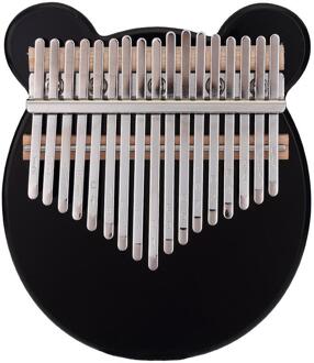 17 Toetsen Kalimba Duim Piano Acryl Body Duim Piano Zwart Mbira Beuken Kalimba Duim Piano Voor Muziekinstrument