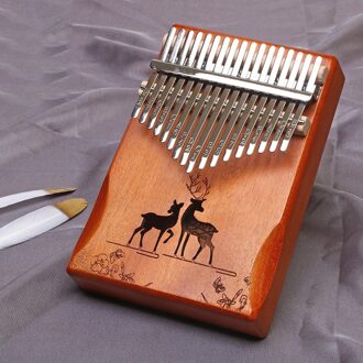 17 Toetsen Kalimba Duim Piano Draagbare Vinger Flexibele Piano Afrikaanse Kalimba Met Accessoires Gemaakt Door Single Board Hoge Couple Dear Wood