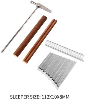 17 Toetsen Kalimba Tuning Hamer Brug Kalimba Sleutel Muziekinstrument Onderdelen Staal Tuning Hamer Voor Instrumentale Beginner