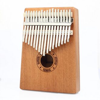 17 Toetsen Thumb Piano Hout Muziekinstrument Draagbare Afrikaanse Hout Vinger Piano Voor Kinderen Volwassen Beginners Muziekinstrument