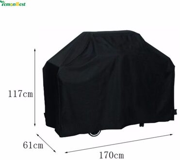 170*61*117 CM Grote Outdoor Waterdichte BBQ Cover Tuin Gas Houtskool Elektrische Barbecue Grill Beschermhoes