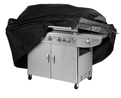 170*61*117 Cm Zwarte Waterdichte Bbq Cover Outdoor Regen Barbecue Grill Protector Voor Gas Houtskool Elektrische barbeque Grill