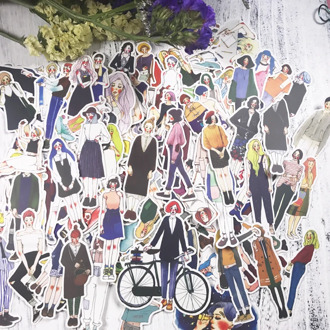 170cs Kawaiii Stationery Stickers Mori girls Travel Diary Planner Decorative Mobile Stickers Scrapbooking DIY Craft Stickers