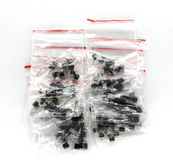 170PCS Transistor Assorted Kit S9012 S9013 S9014 9015 9018 A1015 C1815 A42 A92 2N5401 2N5551 A733 C945 S8050 S8550 2N3906 2N3904