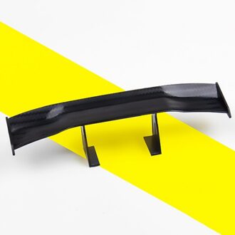 17Cm Auto Gemodificeerde Racing Rear Kleine Wing Mini Spoiler Carbon Fiber Twill Look Air Deflector Spoiler Decoratie