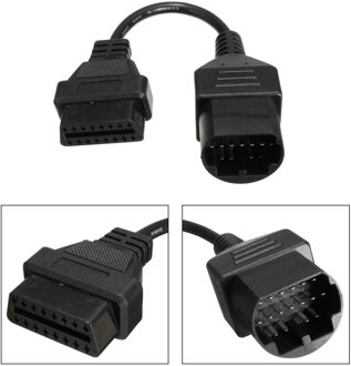 17pin naar 16pin OBD2 Diagnostische Kabel Adapter Code Scanner Voor Mazda/Ford/Ranger
