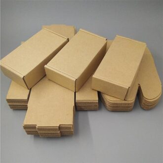 18*11*2.5Cm Bruin Kraft Golfkarton Papier Doos Verpakking Mailer Postal Doos