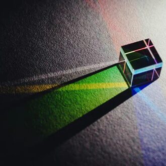 18*18*18mm Hexahedral Bright 18MM Light Cube Optical Splitter Prism for Children's Popular Science Experiments