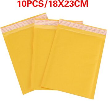 18*23cm Kraftpapier Bubble Enveloppen Tassen Mailers Padded Envelop met Bubble Mailing Verpakking Zak Wrap opslag