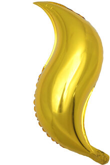 18 24 36 Inch S-Vormige Folie Ballon Diy Mermaid Staart Bloem Opblaasbare Lucht Ballons Kinderen Verjaardagsfeestje Supplies bruiloft Decor goud / 24duim
