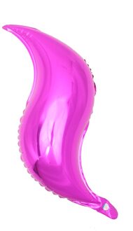 18 24 36 Inch S-Vormige Folie Ballon Diy Mermaid Staart Bloem Opblaasbare Lucht Ballons Kinderen Verjaardagsfeestje Supplies bruiloft Decor roos rood / 18 duim