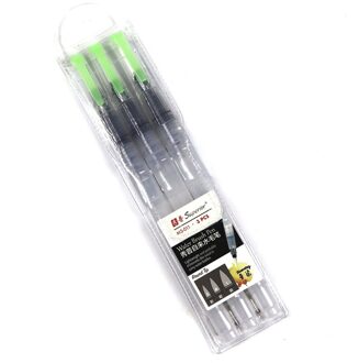 18/25/33/42 Draagbare Opvouwbare Effen Aquarel Verf Set Met Water Borstel Pen Outdoor Schetsen Art Briefpapier Aquarel verf 3 stk water brush
