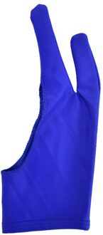 18.5cm Zwart Kunstenaar Tekening Handschoen Voor Elke Graphics Drawing Tablet 2 Vinger Anti-fouling, zowel Voor Rechts En Links Hand Maat S blauw