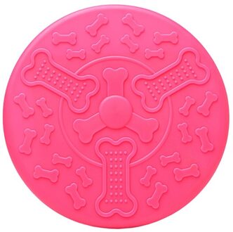 18 Cm Plezier Speelgoed Flying Disc Perfect Disc Speelgoed Hond Training Gooien Vangen Spelen N7MD roze