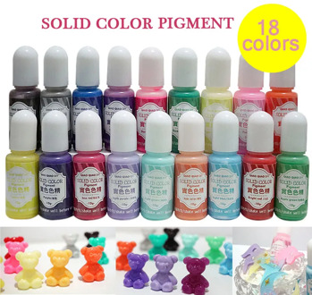 18 Colors UV Resin Pigment Polish Solid Glue for Silicone Mold Jewelry Making DIY Handmade Crafts Coloring Dye Pigment Paint 669